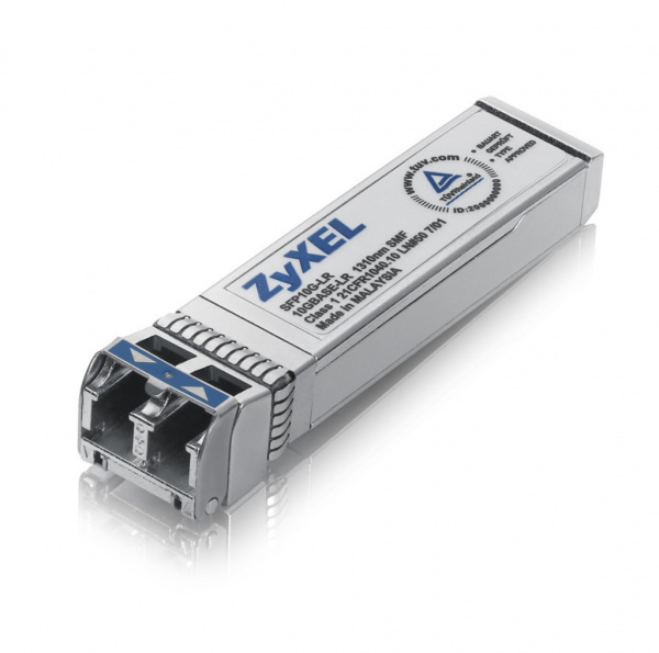 SFP-трансивер Zyxel SFP10G-LR, single mode, SFP+, Duplex LC, 1310nm, поддержка DDMI, 10 км Фото
