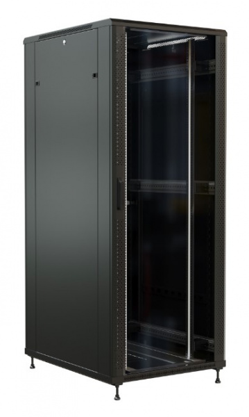 WR-TT-4288-AS-RAL9004 Шкаф напольный 19-дюймовый, 42U, 2055x800х800 мм (ВхШхГ) Фото