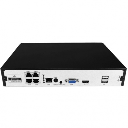 TRASSIR NVR-1104P V2 видеорегистратор IP Фото