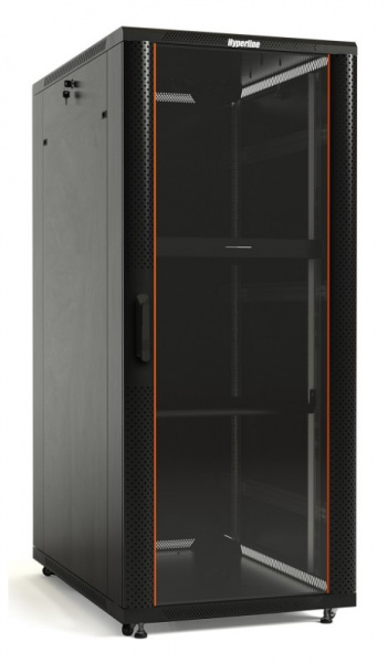 Hyperline TTB-4288-AS-RAL9004 Шкаф напольный 19-дюймовый, 42U, 2055x800х800 мм (ВхШхГ) Фото