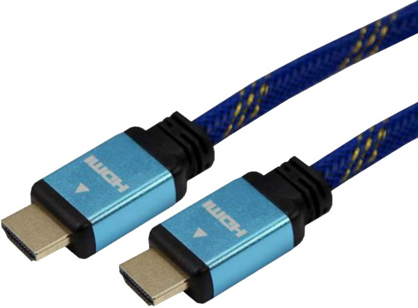 Шнур HDMI -  HDMI gold 1.5М шелк с фильтрами REXANT Фото Шнур HDMI -  HDMI gold 1.5М шелк с фильтрами REXANT Фото