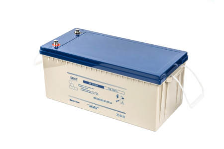 SKAT SB 12200S АКБ свинцово-кислотная тип AGM 12V 200Ач Iзар.66А, клеммы под болт М6 Фото