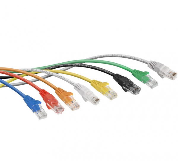 Cabeus PC-UTP-RJ45-CAT.6-1M-BK-LSZH патч-корд U/UTP, категория 6, 2XRJ45/8P8C, неэкранированный, черный Фото