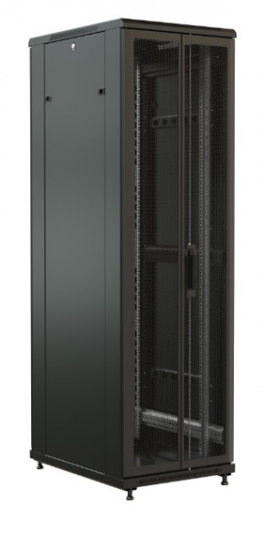 WR-TT-4266-DD-RAL9004 Шкаф напольный 19-дюймовый, 42U, 2055x600х600 мм (ВхШхГ) Фото