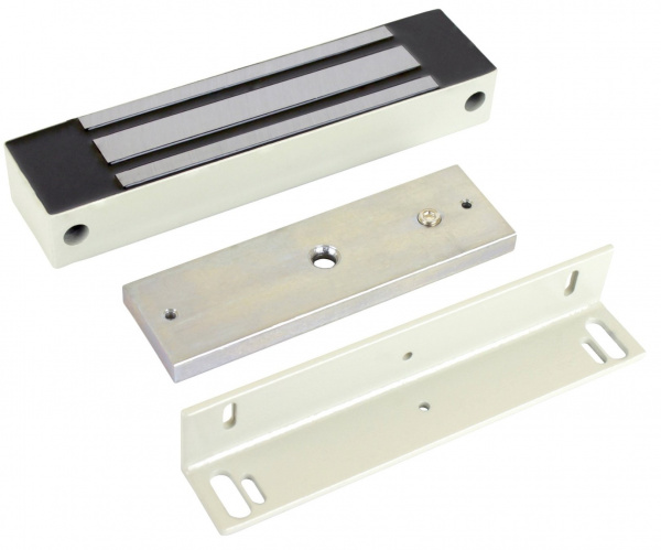 ML-295K Замок электромагнитный  с уголком (белый) Фото