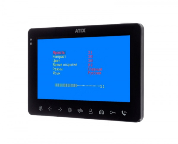 AT-I-M710C/T Black Цветной домофон с TFT экраном Фото AT-I-M710C/T Black Цветной домофон с TFT экраном Фото