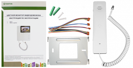 Elly-S с трубкой Монитор видеодомофона цветной 4,3 дюйма Фото