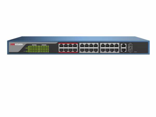 DS-3E1326P-E Веб-управляемый PoE-коммутатор Фото