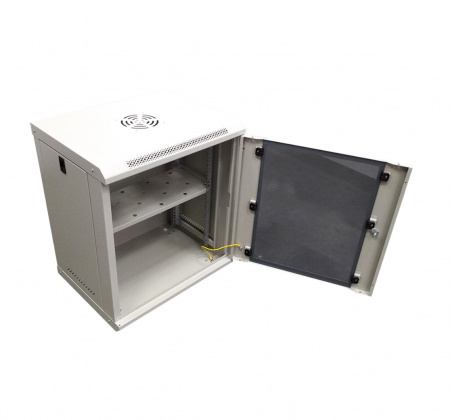 ST-NC12U01 (СЕРЫЙ)  С ПОЛКОЙ Шкаф телекоммуникационный Фото