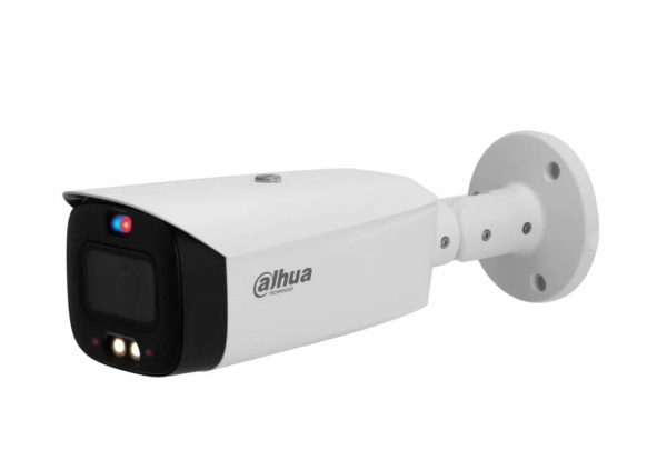 DH-IPC-HFW3449T1P-AS-PV-0360B-S5 Уличная цилиндрическая IP-видеокамера Full-color с ИИ и активным сдерживанием 4Мп (3.6мм) Фото