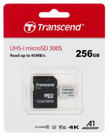 Карта памяти 256GB MicroSDXC Transcend 300S  Фото
