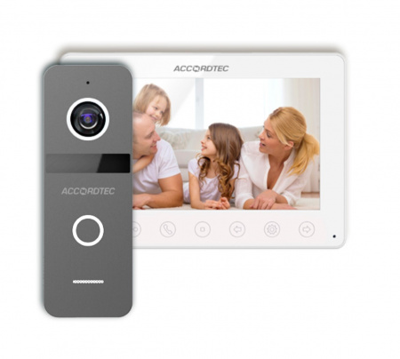 AT-home10 Комплект домофонии WH-GR Фото AT-home10 Комплект домофонии WH-GR Фото