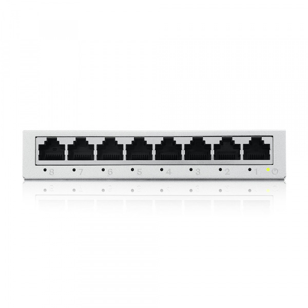 GS-108B v5, EU, 8-port GbE Unmanaged Switch 8-портовый гигабитный коммутатор Фото