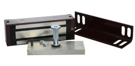 М1-300 с уголком (коричневый) Замок электромагнитный Фото М1-300 с уголком (коричневый) Замок электромагнитный Фото