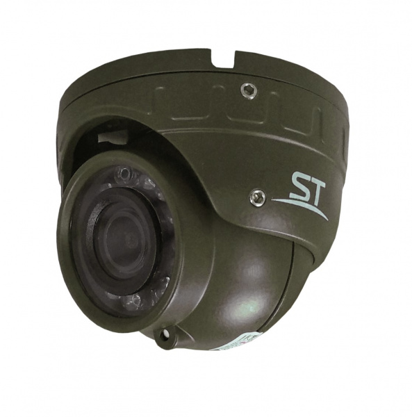 ST-S4501 ХАКИ (2,8mm) 4MP уличная купольная IP-камера с ИК подсветкой до 30 м Фото
