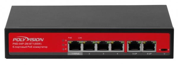 6-портовый коммутатор с функцией PoE Фото 6-портовый коммутатор с функцией PoE Фото