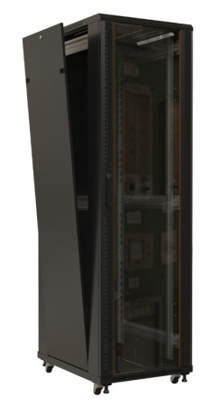 Hyperline TTB-4288-AS-RAL9004 Шкаф напольный 19-дюймовый, 42U, 2055x800х800 мм (ВхШхГ) Фото