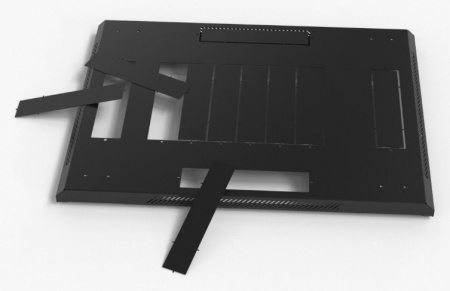 Hyperline TTB-4281-AS-RAL9004 Шкаф напольный 19-дюймовый, 42U, 2055x800х1000 мм (ВхШхГ) Фото