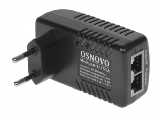 PoE-инжектор OSNOVO Midspan-1/151A Фото