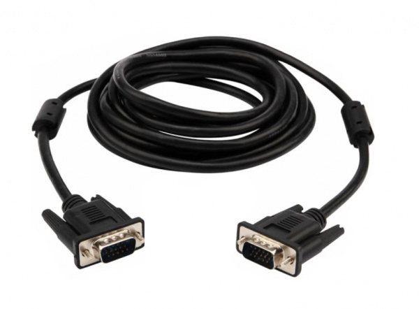 Шнур VGA - VGA с ферритами, длина 1,8 метра, черный PROconnect Фото Шнур VGA - VGA с ферритами, длина 1,8 метра, черный PROconnect Фото