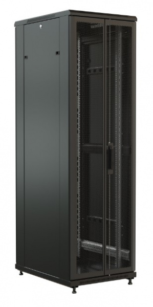 WR-TT-4261-DD-RAL9004 Шкаф напольный 19-дюймовый, 42U, 2055x600х1000 мм (ВхШхГ) Фото