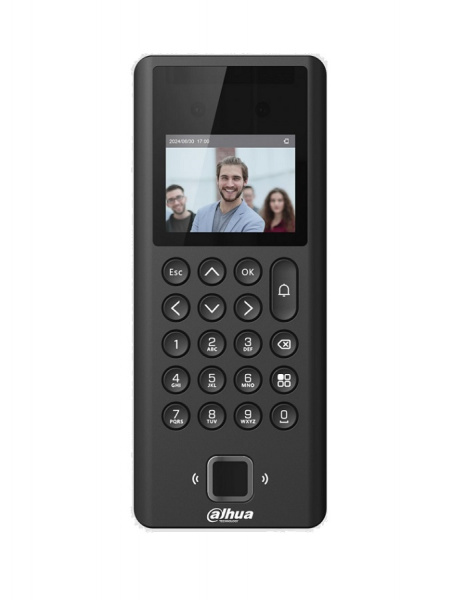 DHI-ASI3204E-W Контроллер доступа с распознаванием лиц, отпечатков пальцев и клавиатурой и Wi-Fi Фото DHI-ASI3204E-W Контроллер доступа с распознаванием лиц, отпечатков пальцев и клавиатурой и Wi-Fi Фото