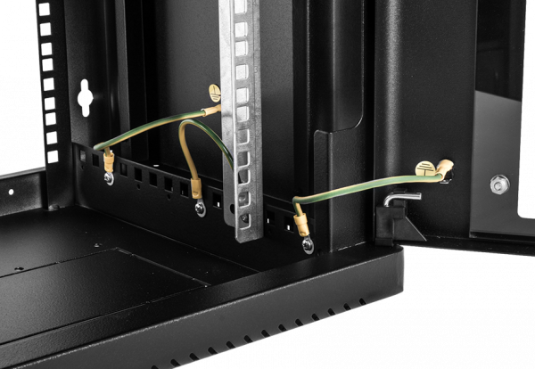 Шкаф телекоммуникационный настенный сварной 9U (600 × 650) съёмные стенки, дверь стекло, чёрный Фото Шкаф телекоммуникационный настенный сварной 9U (600 × 650) съёмные стенки, дверь стекло, чёрный Фото