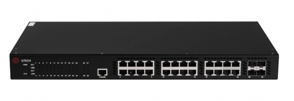 QSW-3310-28TX-AC-AC Управляемый стекируемый коммутатор уровня  Фото