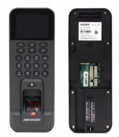 DS-K1T804BF Терминал доступа со считывателем отпечатков пальцев Фото DS-K1T804BF Терминал доступа со считывателем отпечатков пальцев Фото