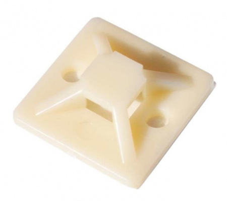 Площадка самоклеящаяся REXANT 20х20 мм, белая, упаковка 100 шт. Фото