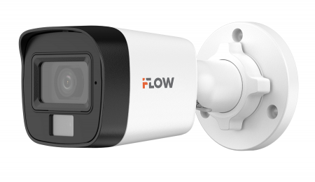 F-AC-2152M(2.8mm) 3К (5Мп 16:9) уличная цилиндрическая HD-TVI камера с гибридной подсветкой ИК/LED до 30/20м и встроенным микрофоном (AoC) Фото