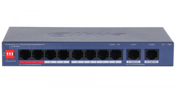 DH-CS4010-8GT-110-V2 8-портовый гигабитный PoE коммутатор с функцией облачного управления Фото DH-CS4010-8GT-110-V2 8-портовый гигабитный PoE коммутатор с функцией облачного управления Фото