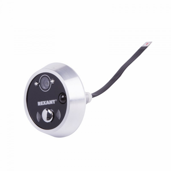 Видеоглазок дверной REXANT, с функцией записи видео/фото по движению, ночной режим работы Фото
