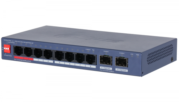 DH-CS4210-8GT-110 8-портовый гигабитный PoE коммутатор с функцией облачного управления Фото DH-CS4210-8GT-110 8-портовый гигабитный PoE коммутатор с функцией облачного управления Фото