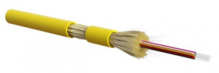 Кабель волоконно-оптический FO-DT-IN-9S-8-LSZH-YL Hyperline 9/125 (SMF-28 Ultra) одномодовый, 8 волокон Фото