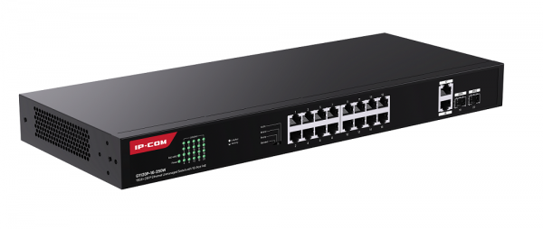 G1120P-16-250W Неуправляемый PoE коммутатор с 16 Гигабитными портами PoE и 2 SFP портами Фото