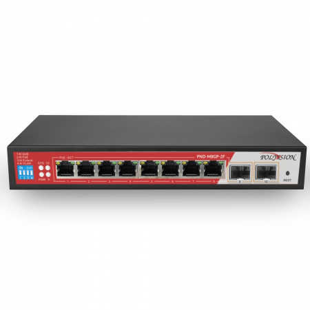 PND-M8GP-2F Коммутатор с питанием POE Polyvision Фото