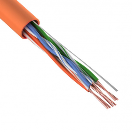 Кабель витая пара REXANT UTP 4PR 24AWG, CAT5e, нг(А)-HF, LSZH (бухта 305 м) Фото