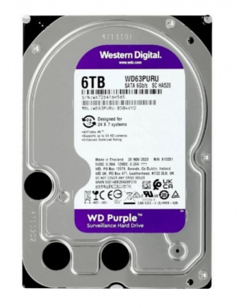 Жесткий диск 6TB Western Digital WD63PURU SATA III 6Gb/s Фото
