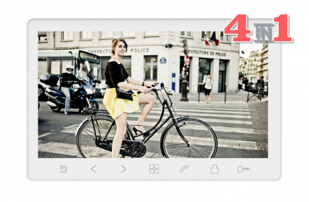 Sherlock (White) HD SE XL Монитор видеодомофона Фото Sherlock (White) HD SE XL Монитор видеодомофона Фото