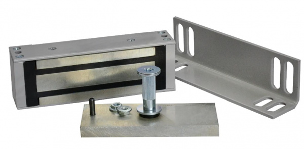 М1-200 с уголком (серый) Замок электромагнитный Фото М1-200 с уголком (серый) Замок электромагнитный Фото