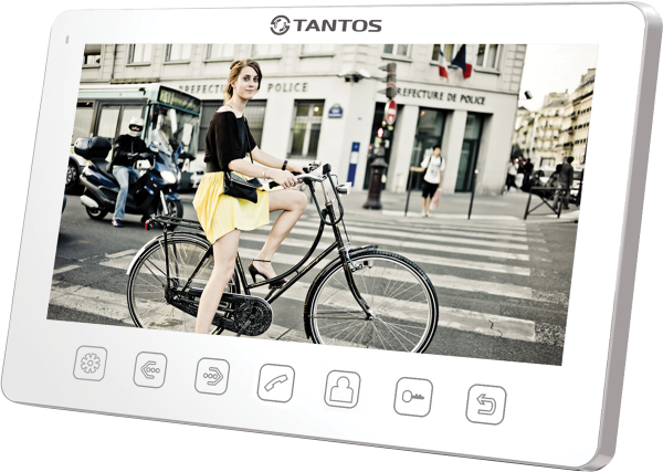 Amelie Slim (White) VZ Монитор цветного видеодомофона Фото Amelie Slim (White) VZ Монитор цветного видеодомофона Фото