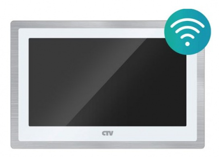 CTV-M5102AHD W (белый) Монитор видеодомофона с технологией Touch Screen Фото