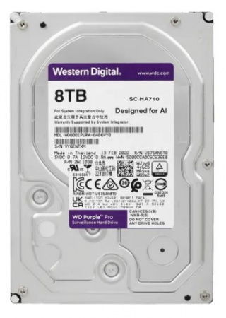 Жесткий диск 8TB WD Purple Pro WD8001PURA SATA III Фото