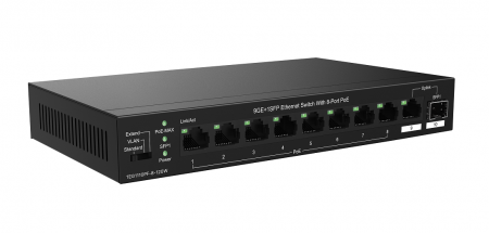 TEG1110PF-8-120W 10-портовый неуправляемый PoE-коммутатор Фото