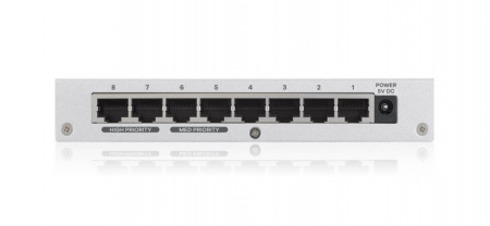 Коммутатор Zyxel GS-108B v3, 8 портов 1000 Мбит/с, настольный, металлический корпус Фото