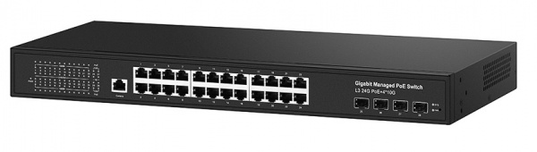 NS-SW-24G4G10-PL Управляемый L3 PoE коммутатор Фото