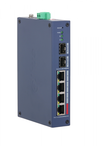 DH-CHS4206-4GT-90 4-портовый гигабитный PoE коммутатор с функцией облачного управления Фото DH-CHS4206-4GT-90 4-портовый гигабитный PoE коммутатор с функцией облачного управления Фото