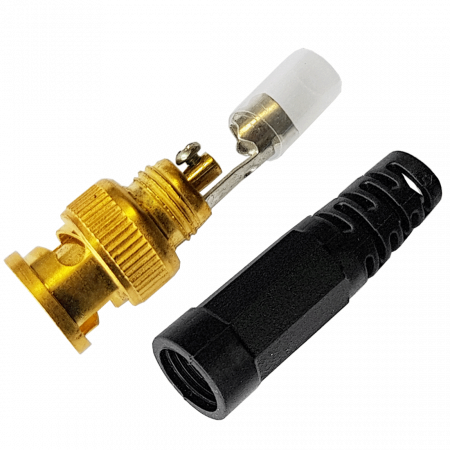 РАЗЪЕМ TS BNC штекер под винт, пластик Фото