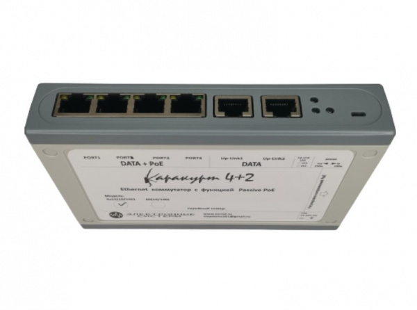 Каракурт 4+2 Коммутатор PoE Фото